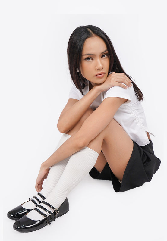 Black Flat Shoes