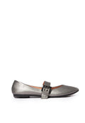 Silver Ballerina Flats
