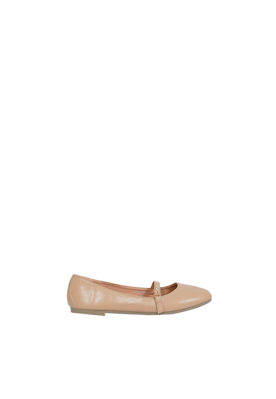 Light Brown Flat Shoes