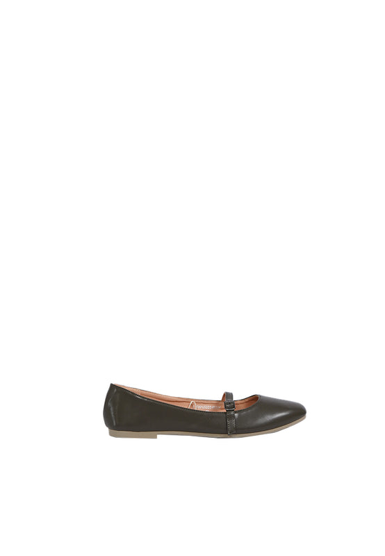 Olive Flat Shoes
