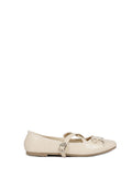 Beige Flat Shoes