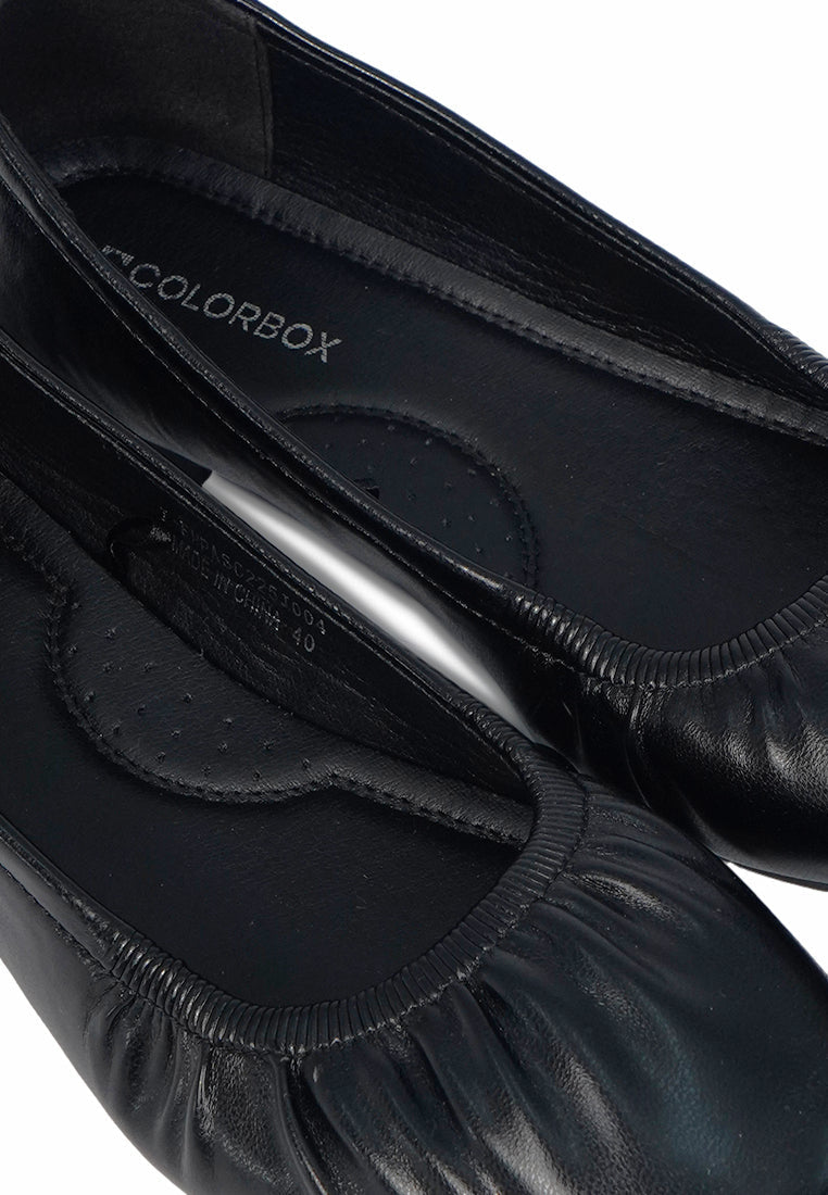 Black Ballet Flats