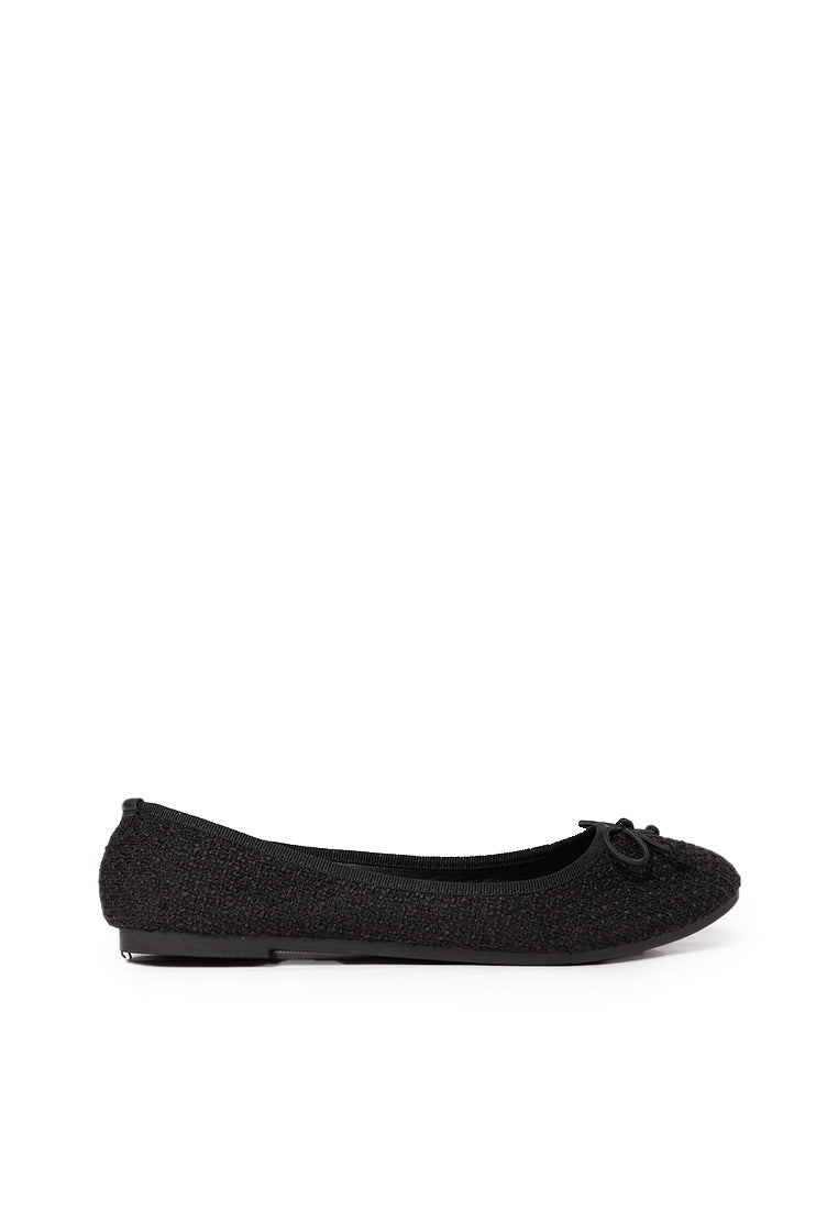 Black Ballet Shoes with Bow