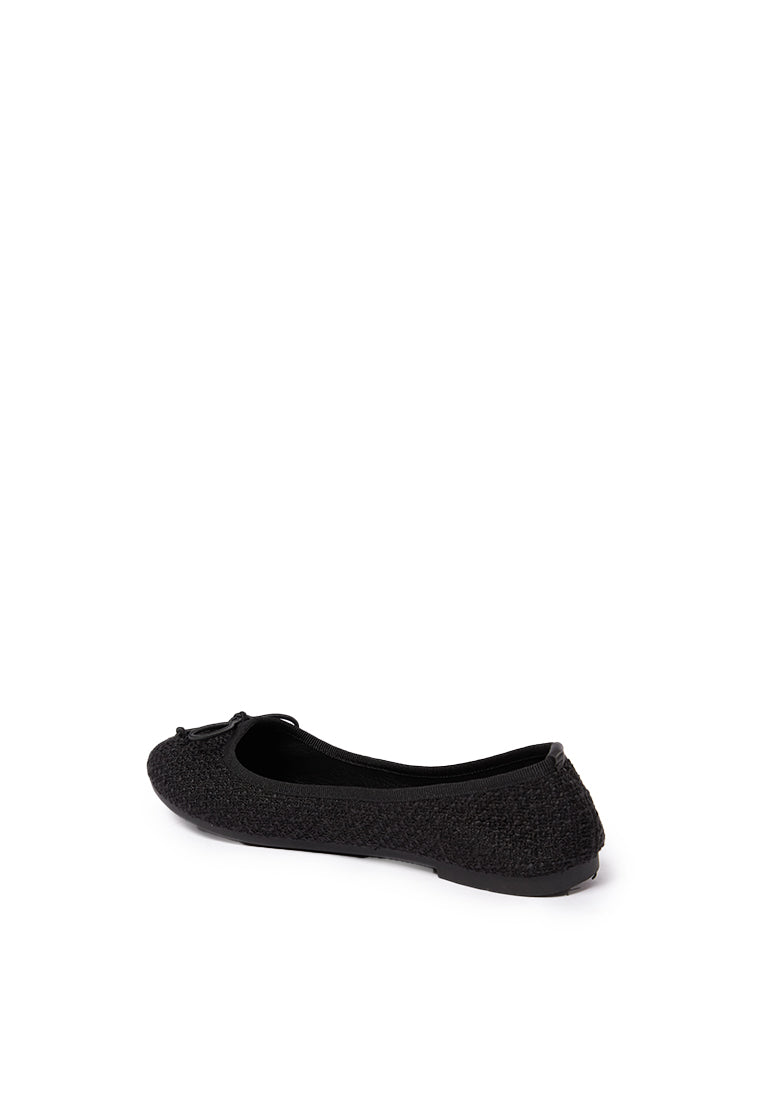 Black Ballet Shoes with Bow