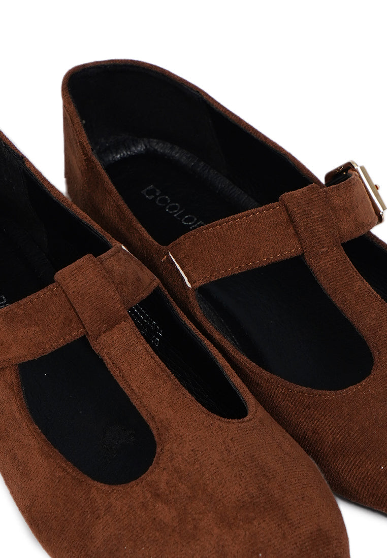 Brown Flat Shoes