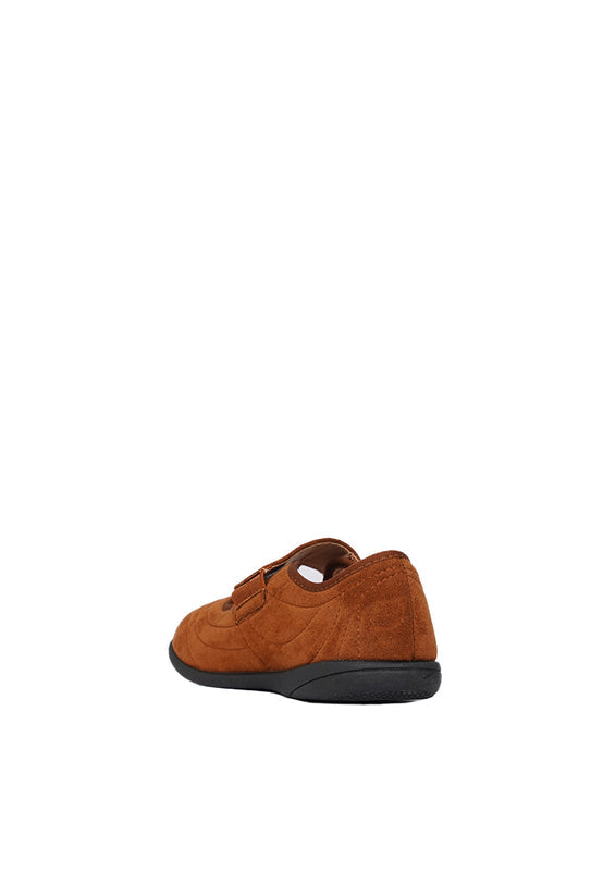 Brown Strap Sneakers