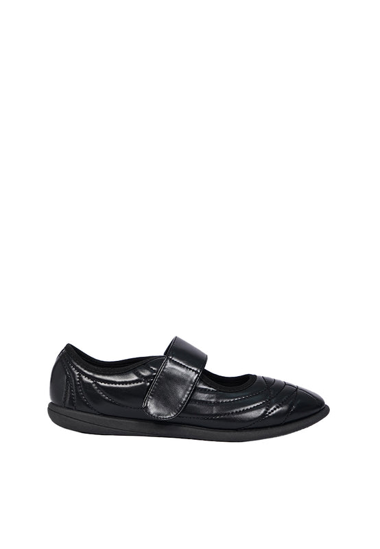 Black Strap Sneakers