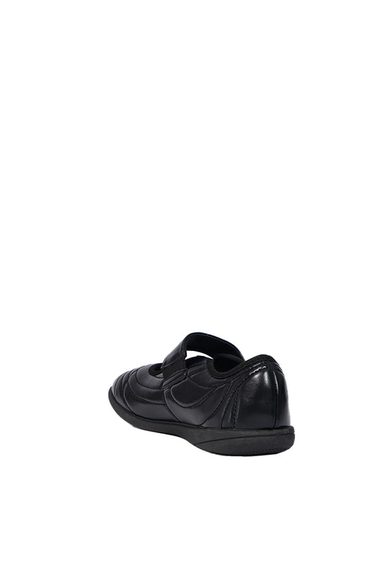 Black Strap Sneakers
