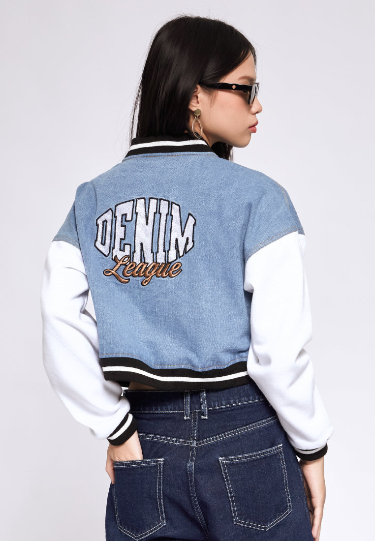 Varsity Denim Jacket