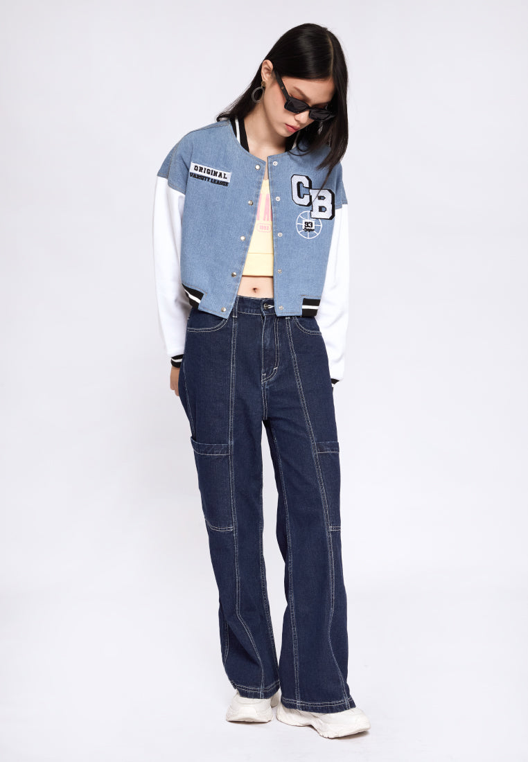 Varsity Denim Jacket