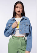 Super Cropped Denim Jacket