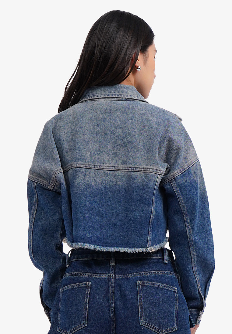 Ripped Denim Jacket