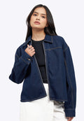 Oversize Collared Denim Jacket
