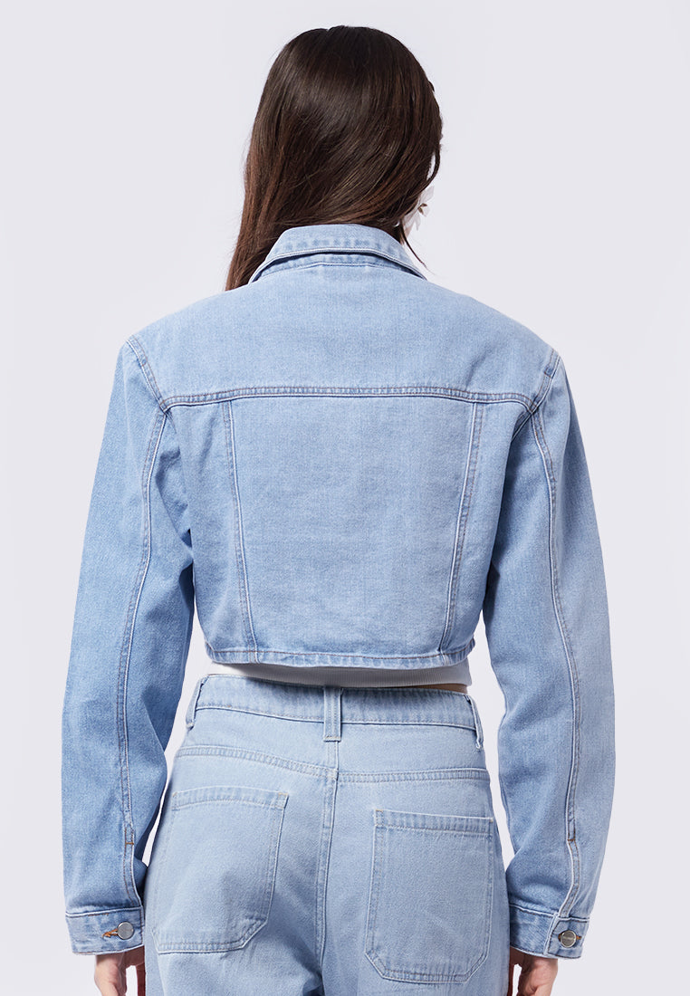 Cropped Denim Jacket