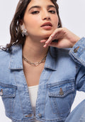 Cropped Denim Jacket