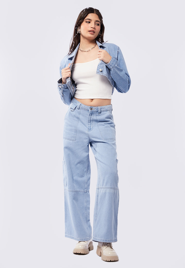 Cropped Denim Jacket