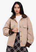 Contrast Details Denim Jacket