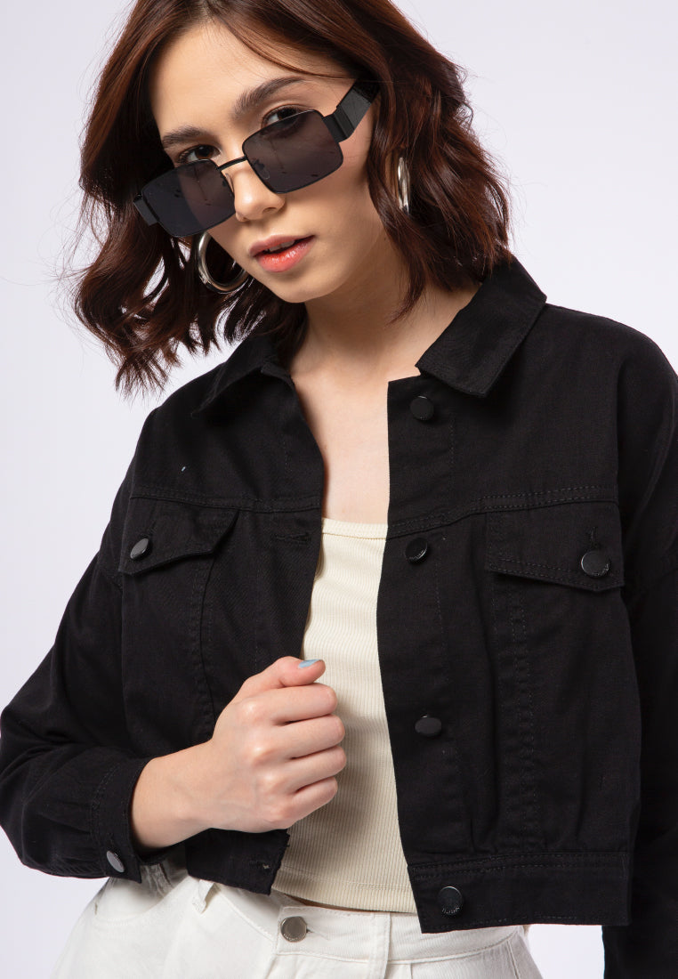 Crop Denim Jacket