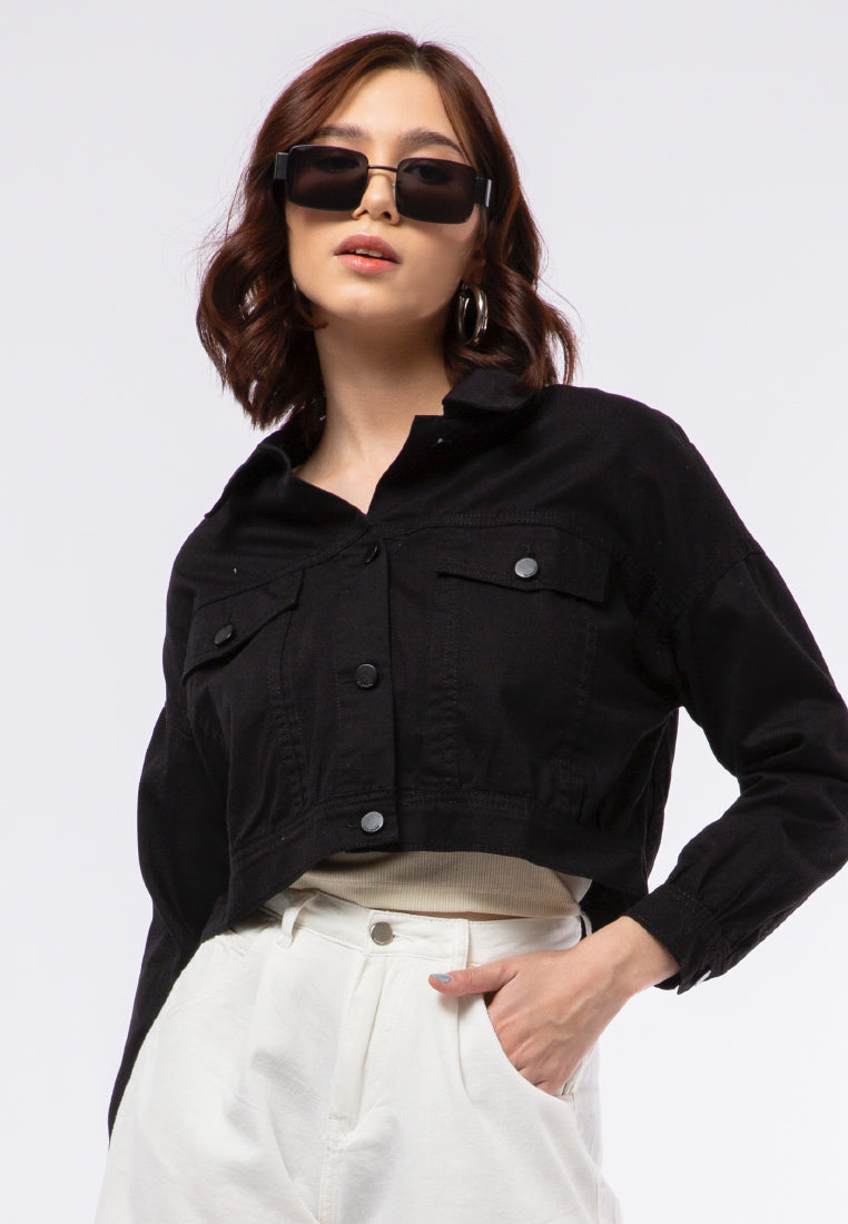 Crop Denim Jacket