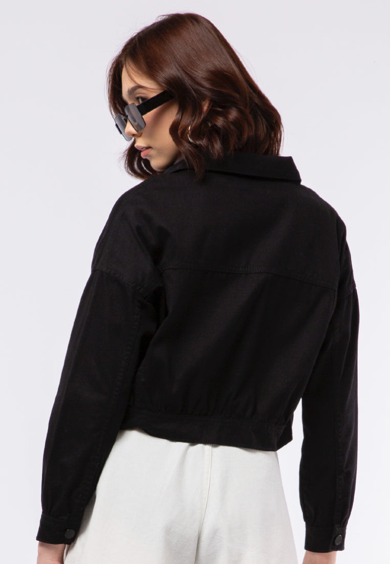 Crop Denim Jacket