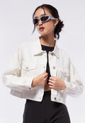 Oversized Crop Denim Jacket
