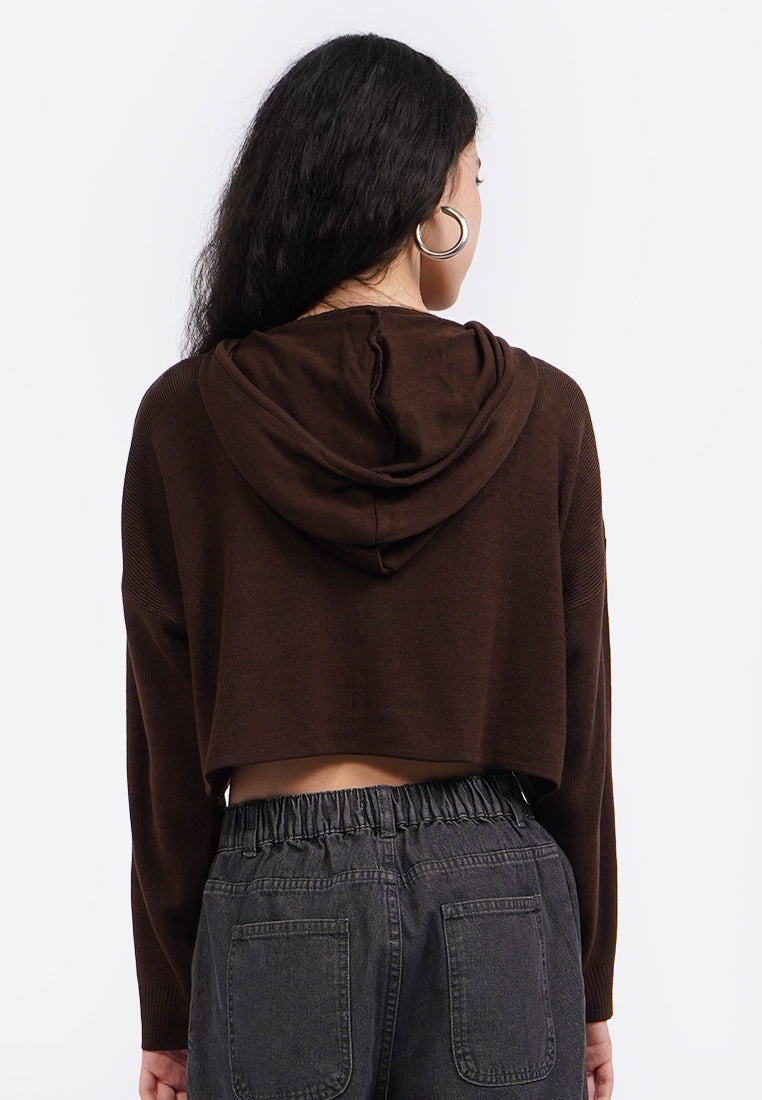 Star Patched Hooded Jacket