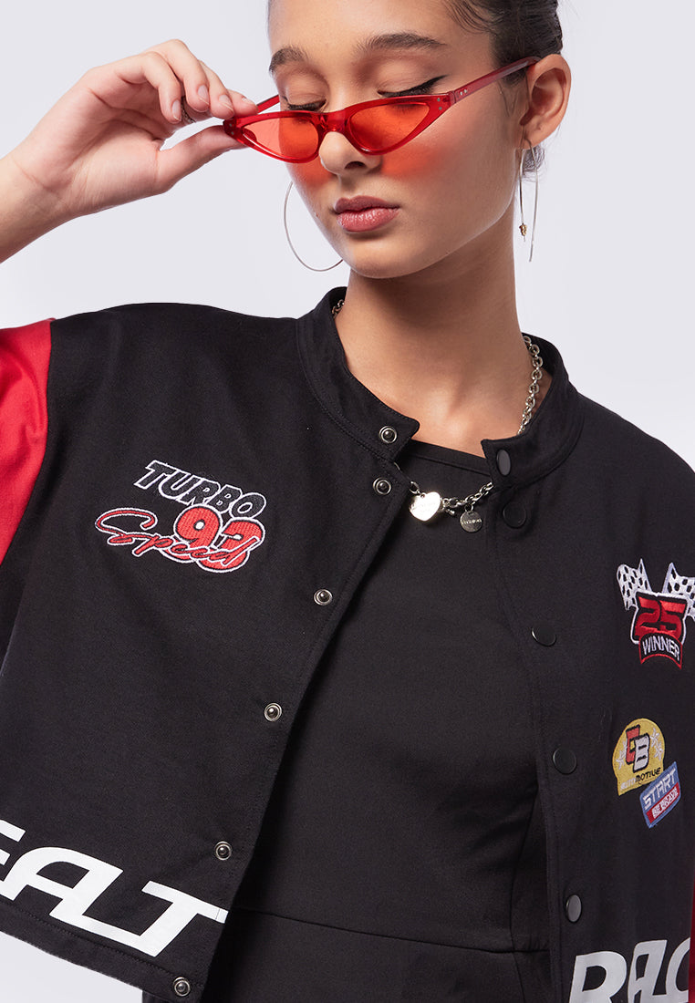 Cropped Racing Jacket