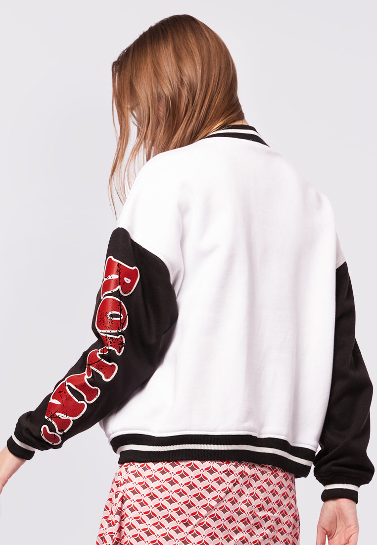 Printed Varsity Jacket