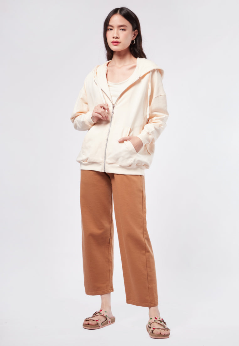 Basic Zip Up Hoodie Jacket