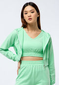 Crop Hoodie Jacket
