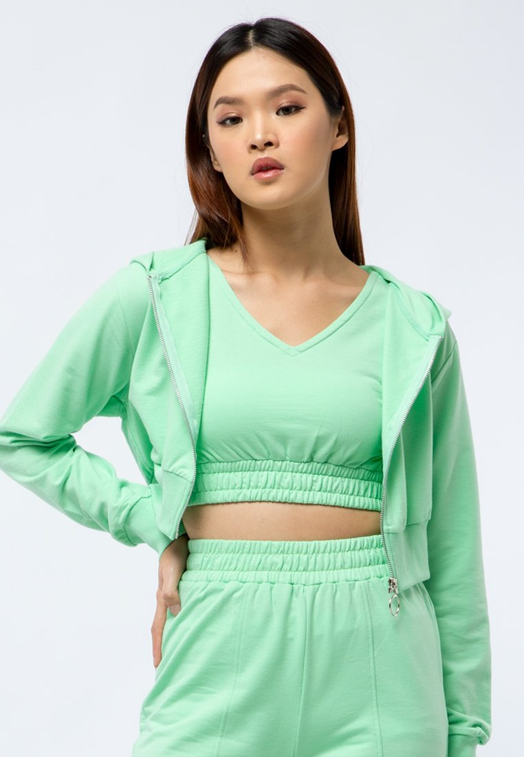 Crop Hoodie Jacket