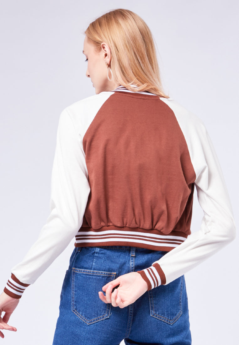Cropped Varsity Jacket