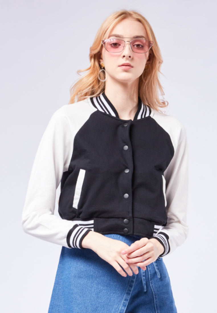 Cropped Varsity Jacket