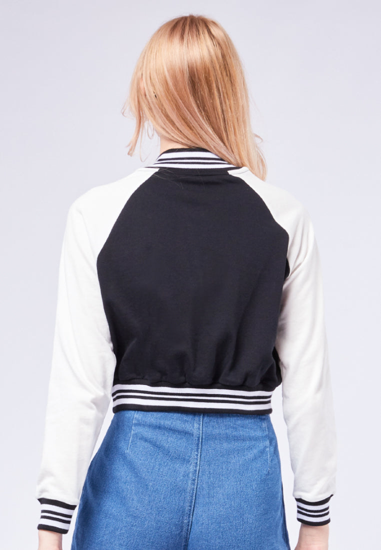 Cropped Varsity Jacket