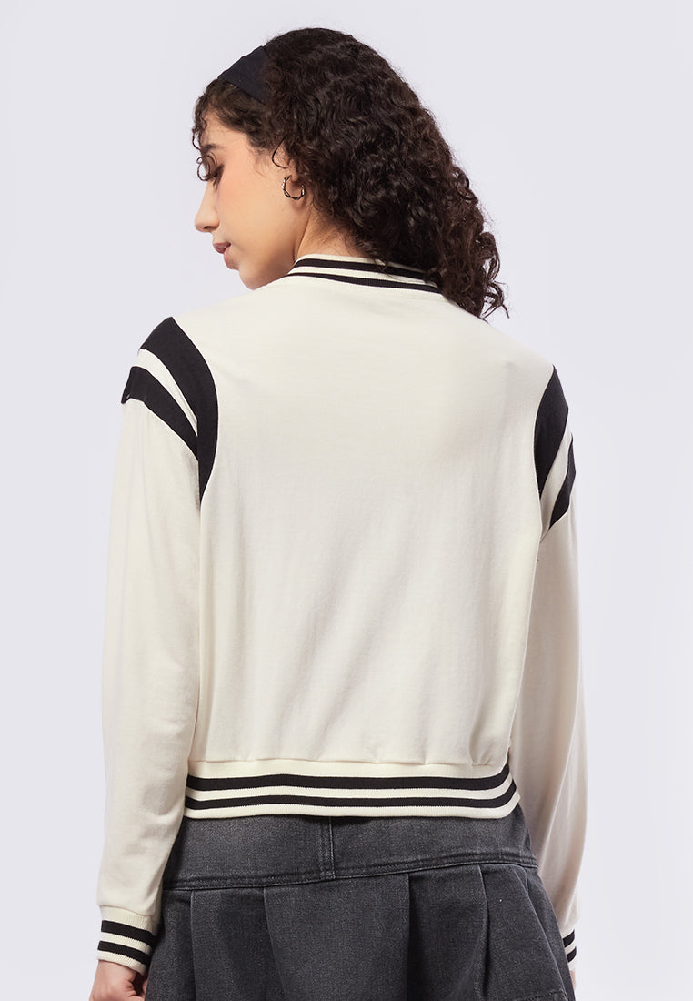 Cropped Varsity Jacket
