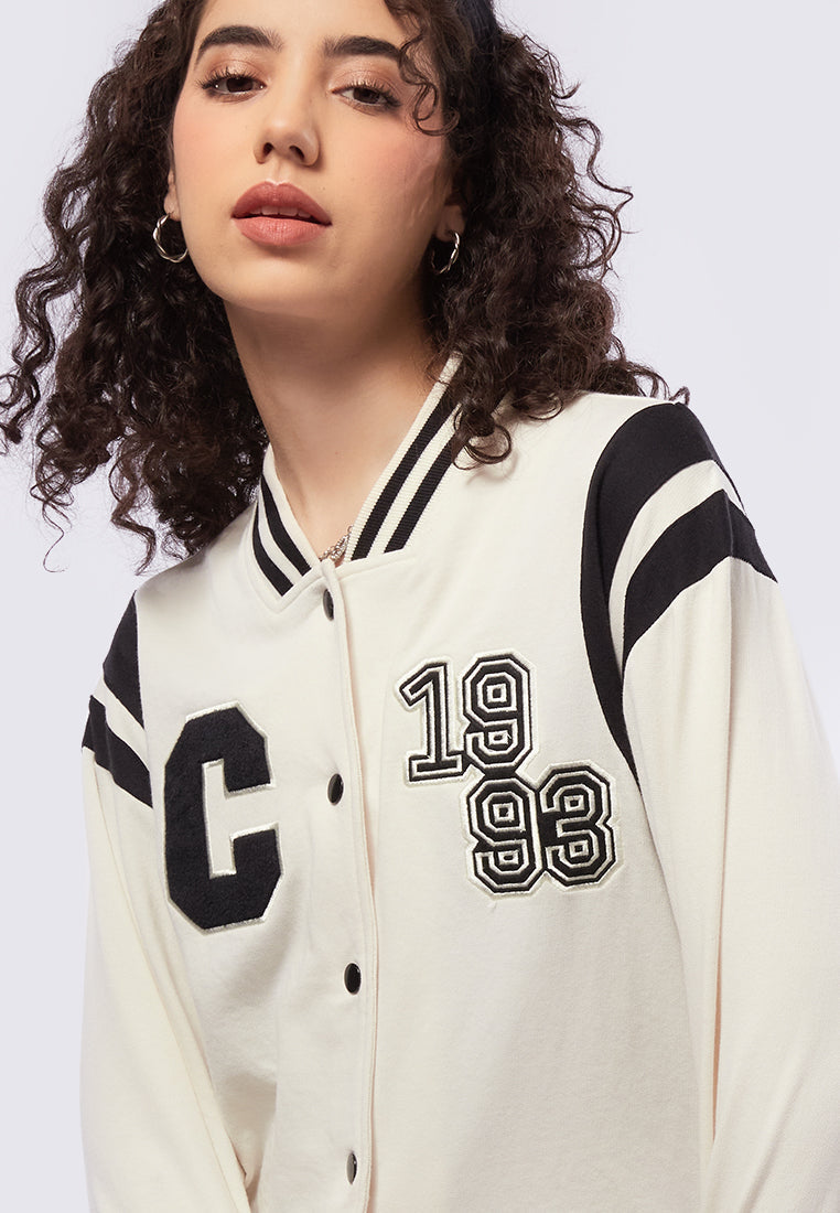 Cropped Varsity Jacket