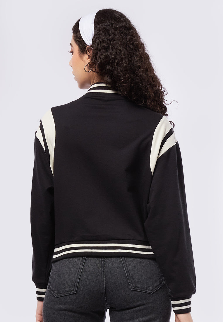 Cropped Varsity Jacket