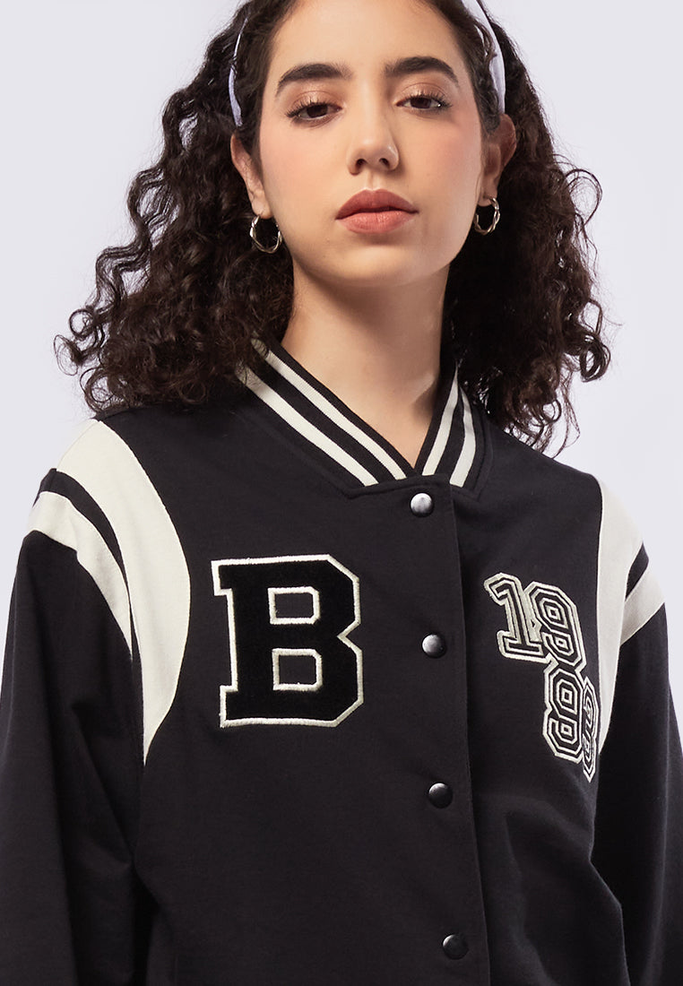 Cropped Varsity Jacket