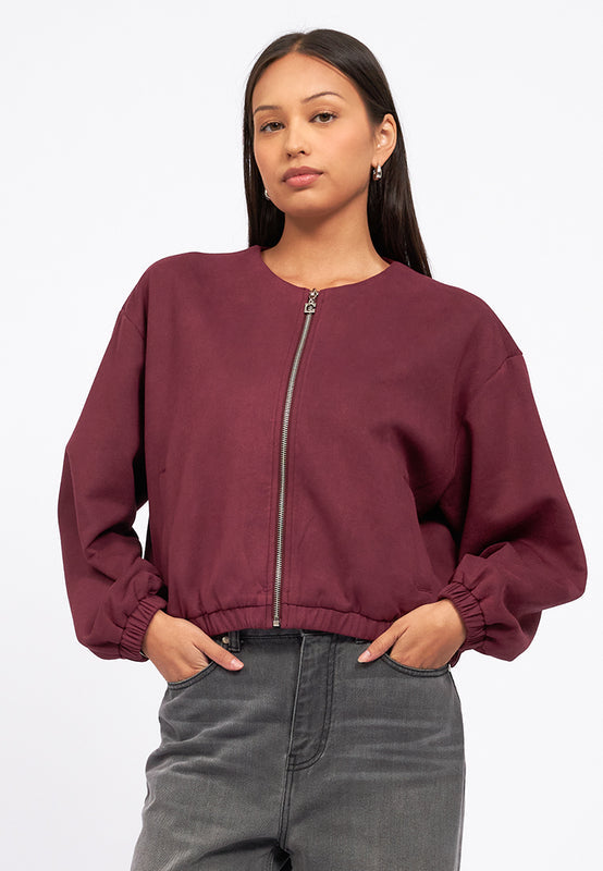 Oversized Suede Jacket