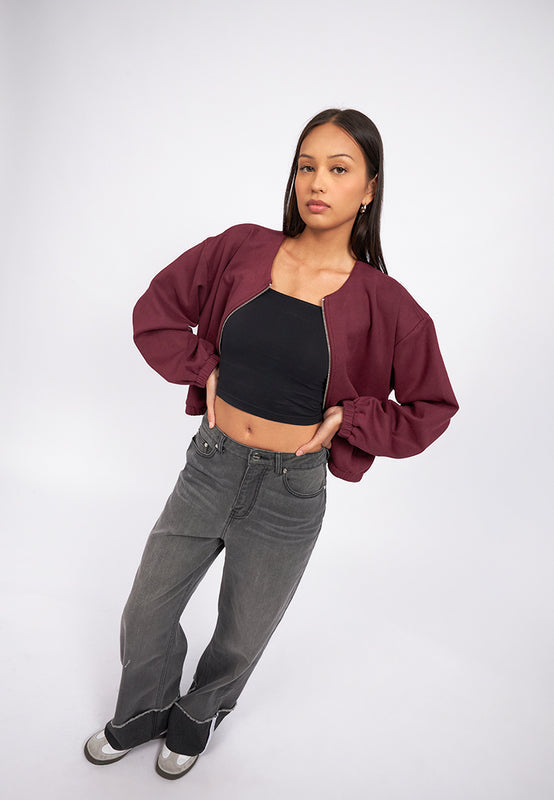 Oversized Suede Jacket