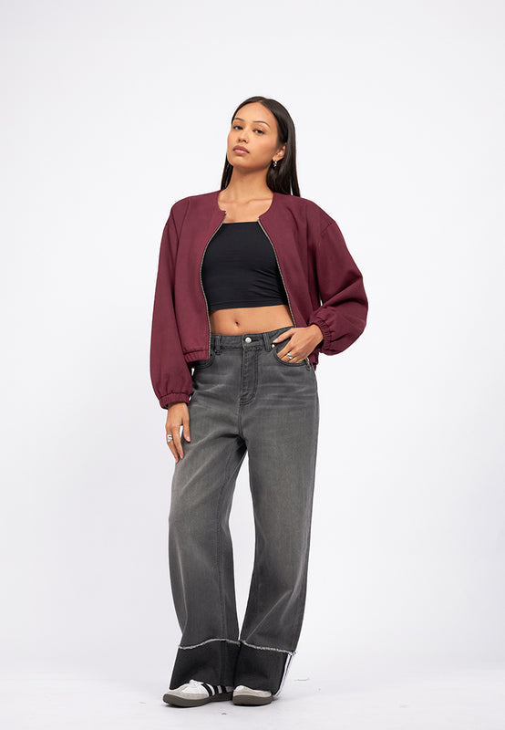 Oversized Suede Jacket