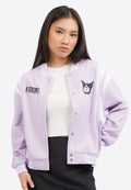 Kuromi Long Sleeve Varsity Jacket