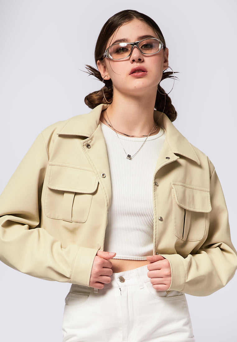 Oversized Crop Jacket