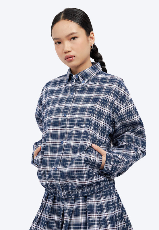 Button Up Checks Jacket