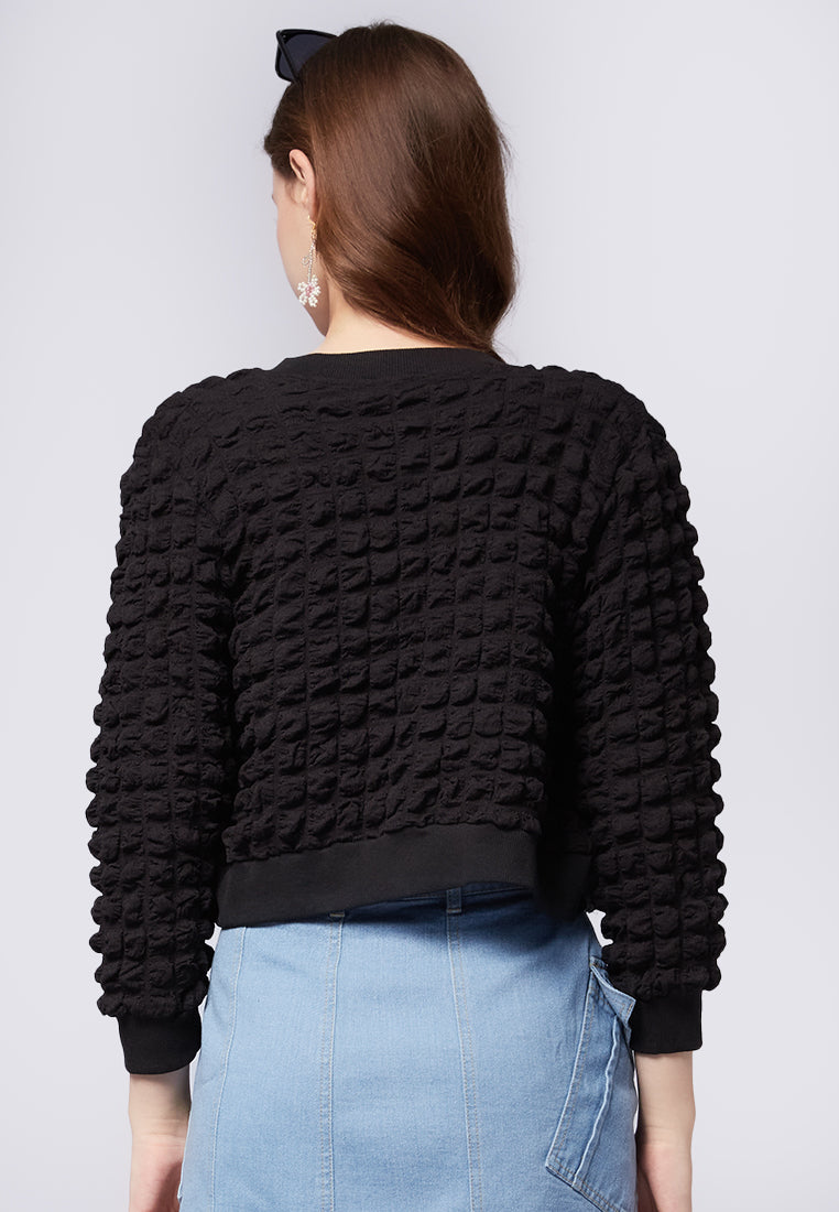 Long Sleeeve Quilted Jacket