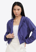 Hooded Long Sleeve Parachute Jacket