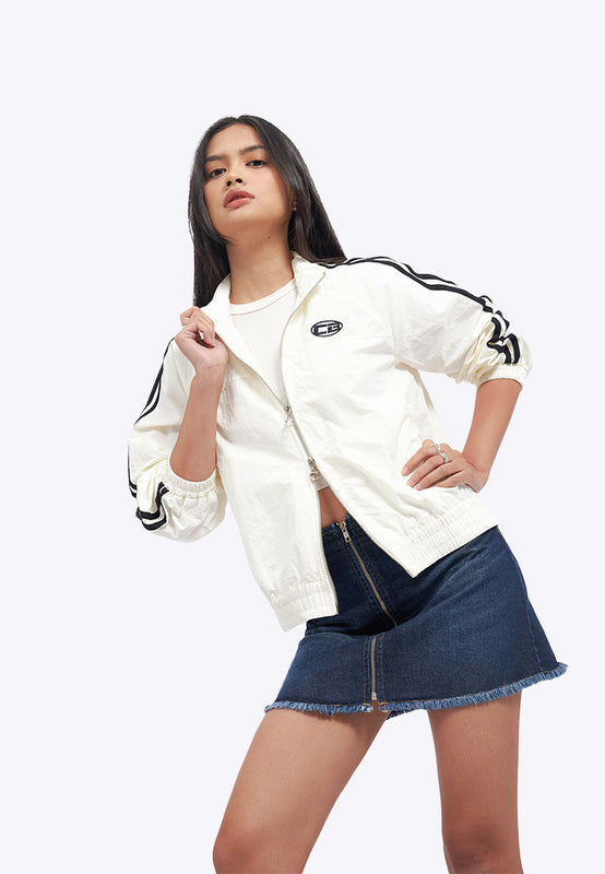 Stripes Detail Parachute Jacket