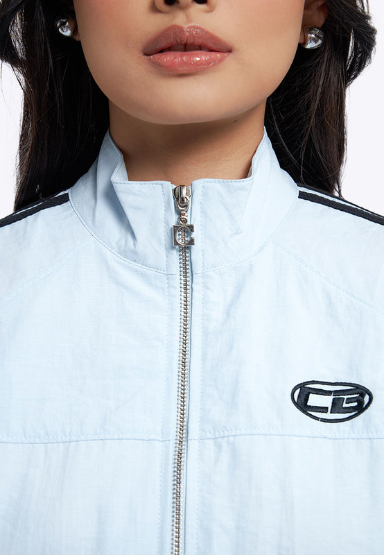 Stripes Detail Parachute Jacket