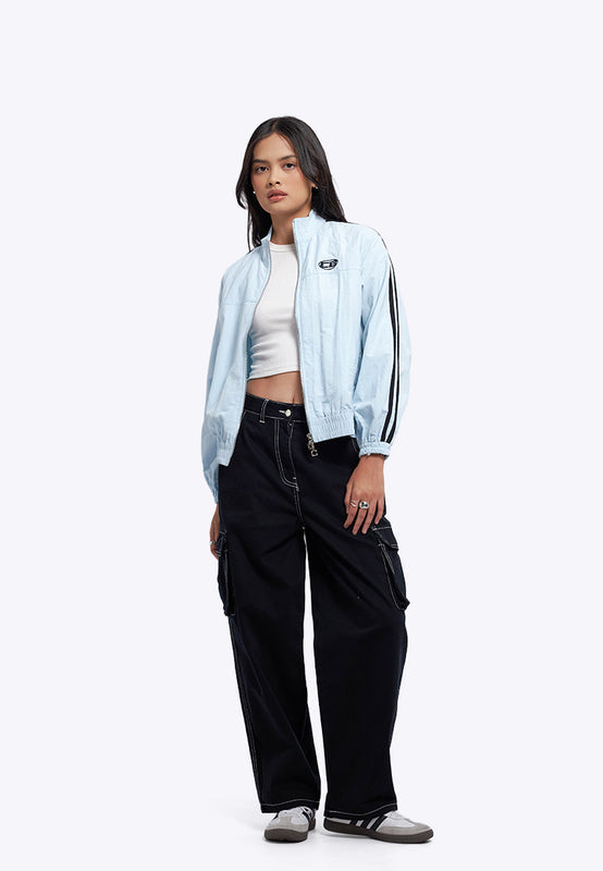 Stripes Detail Parachute Jacket