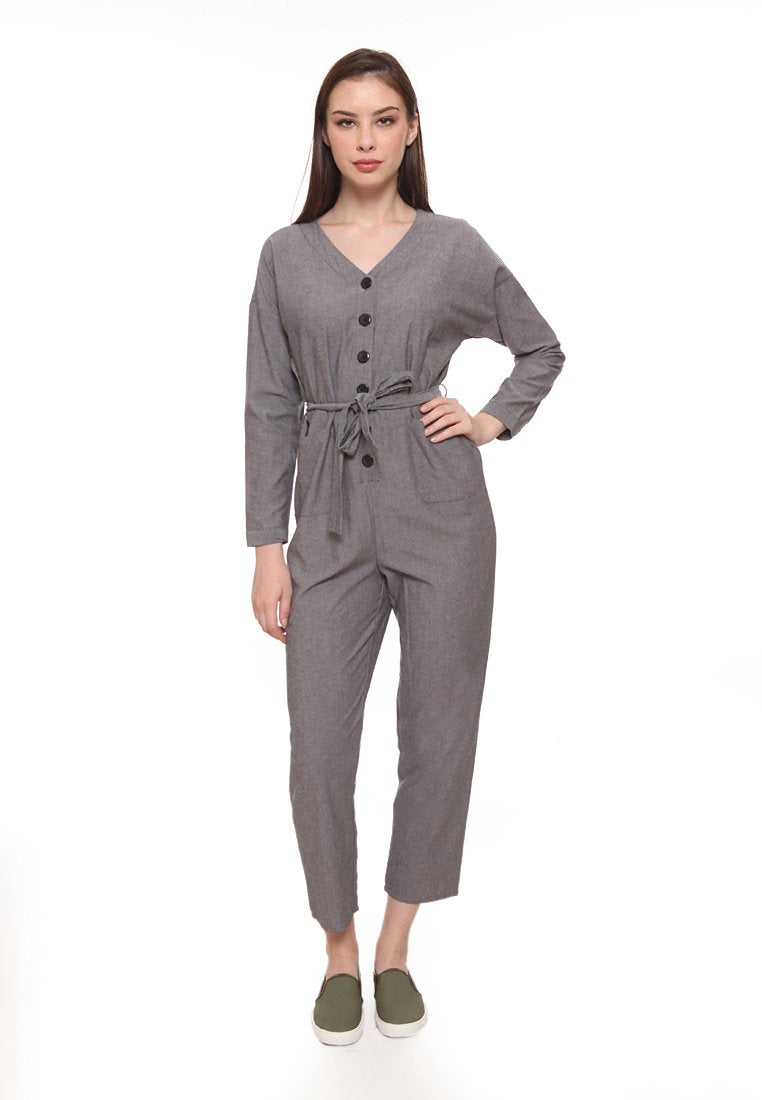 Jumpsuit With Tie Belts
